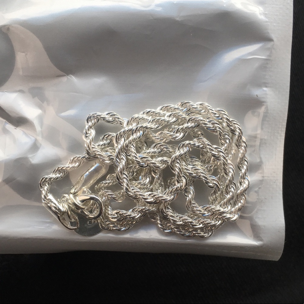 Solid Mens Italian rope chain